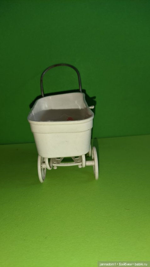 Коляска пластмассовая для пупсика, ГДР (фото 4)