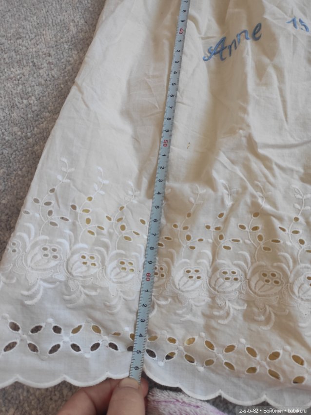 Крестильное платье батист