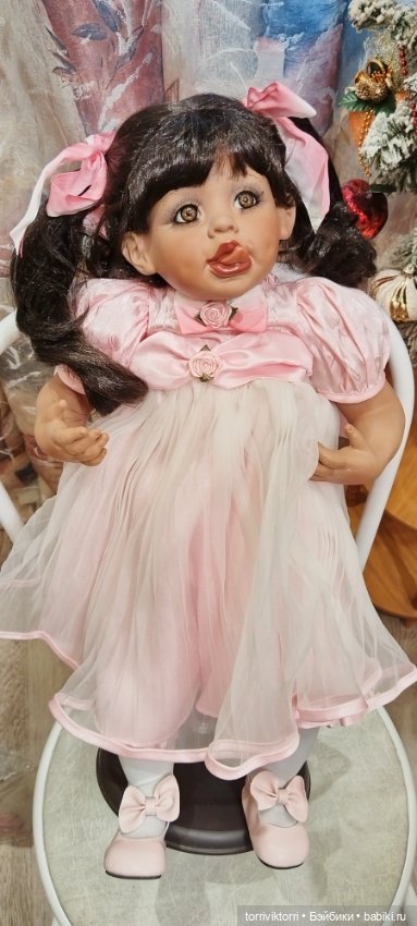 Мулаточка от Spanos — Фарфоровые куклы (фото 3)