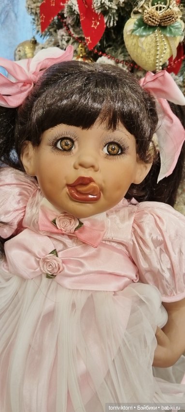 Мулаточка от Spanos — Фарфоровые куклы (фото 2)
