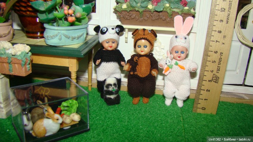 Малюсенькие винтажные кукляшки 7,5 см (фото 4)