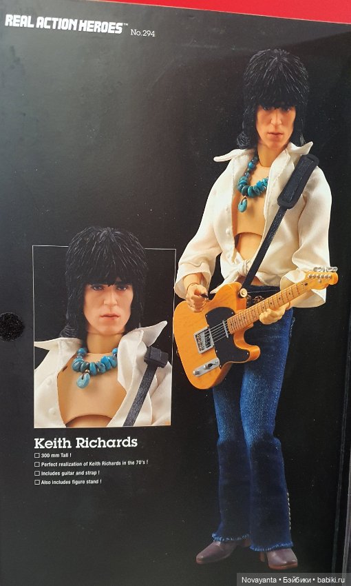 Фигурка Кита Ричардса Real Action Heroes Keith Richards Rolling Stones (фото 6)