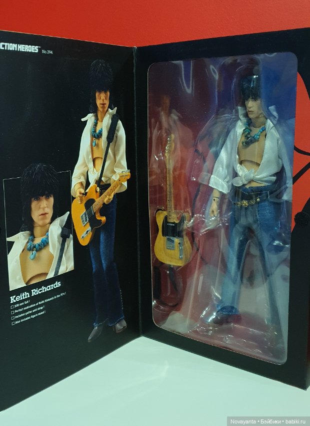 Фигурка Кита Ричардса Real Action Heroes Keith Richards Rolling Stones