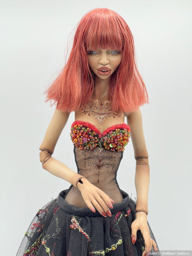 Кукла Виктории Оганян фарфор (фото 3)