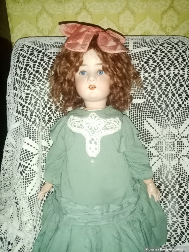 Антикварная кукла Schoenau & Hoffmeister,914, 67см