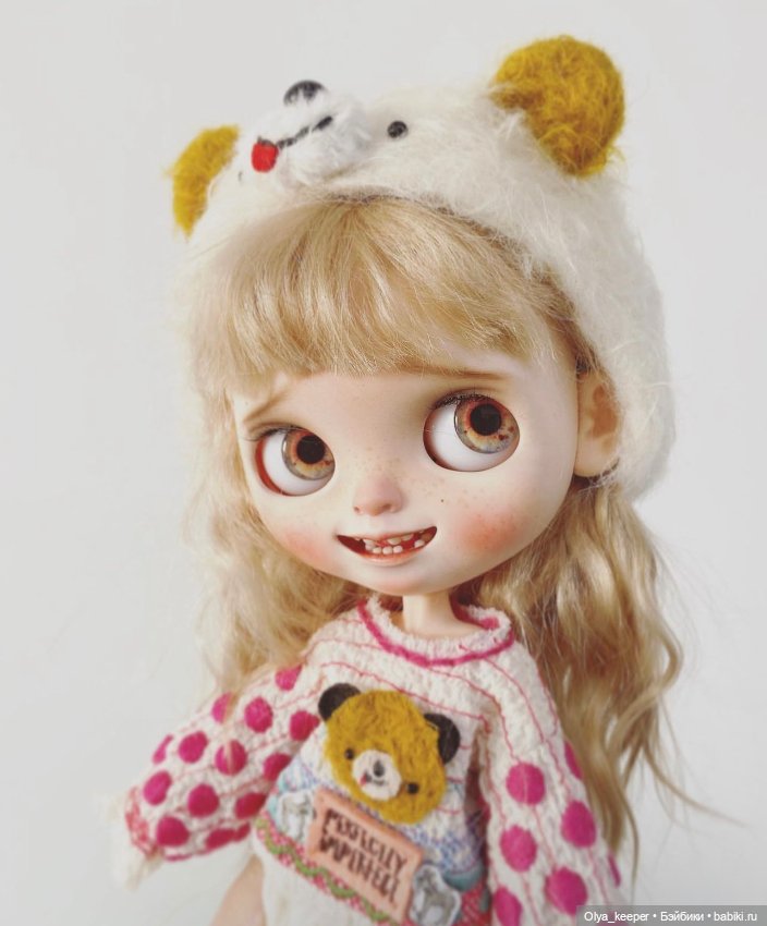 Шапка для Qbaby Blythe и подобных кукол (фото 3)