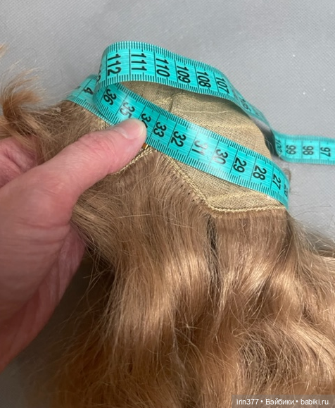 Парик для антикварной куклы