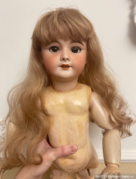 Парик для антикварной куклы