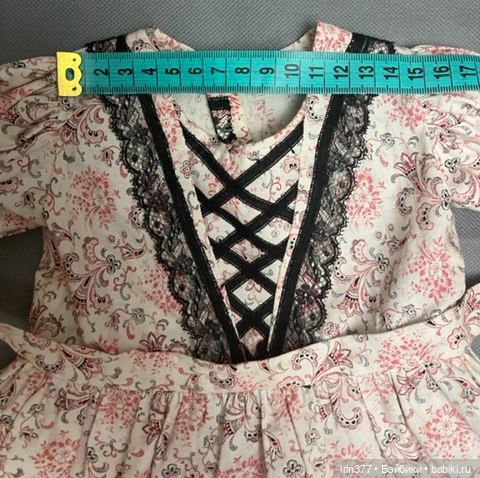 Платье для антикварной куклы (фото 10)