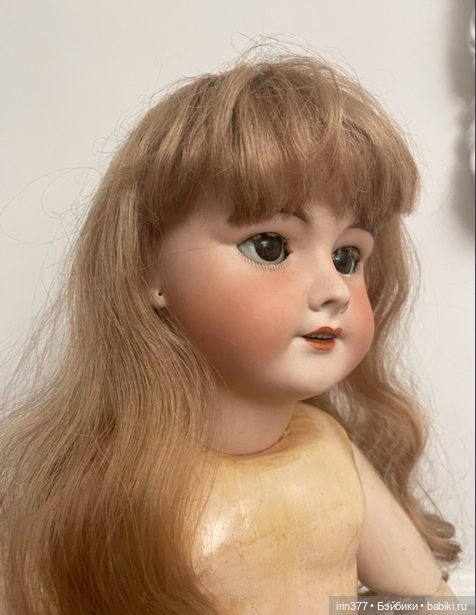 Парик для антикварной куклы (фото 5)