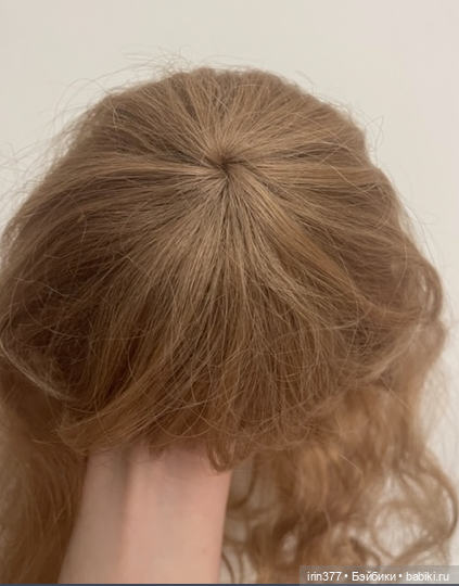 Парик для антикварной куклы (фото 10)