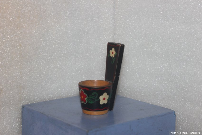 Ковш деревянный СССР Для кукольного быта