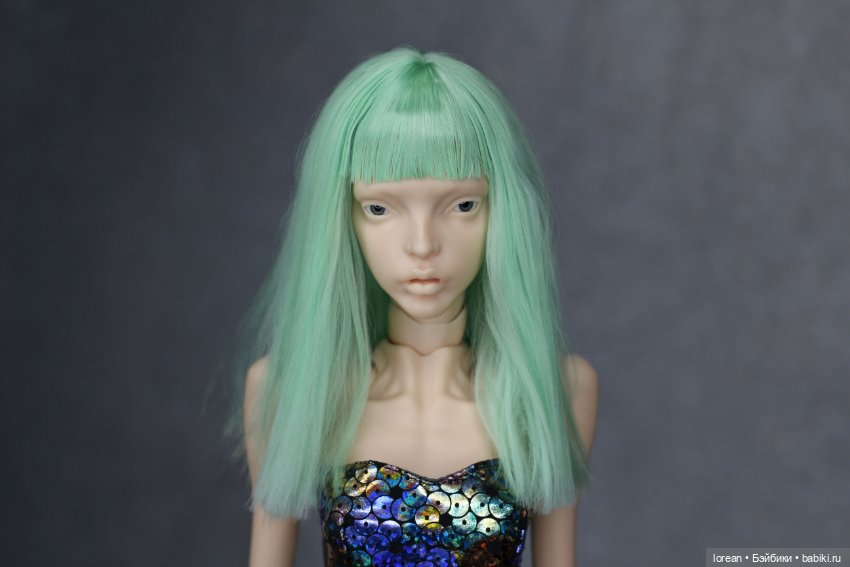 Парик из альпаки сури для Pasha Pasha mini (Паша мини) (фото 2)