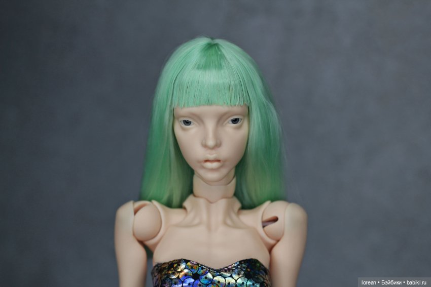 Парик из альпаки сури для Pasha Pasha mini (Паша мини) (фото 3)