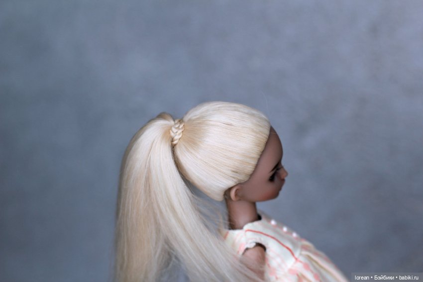 Парик из Альпаки сури для LillyCat chibi Lana (фото 10)