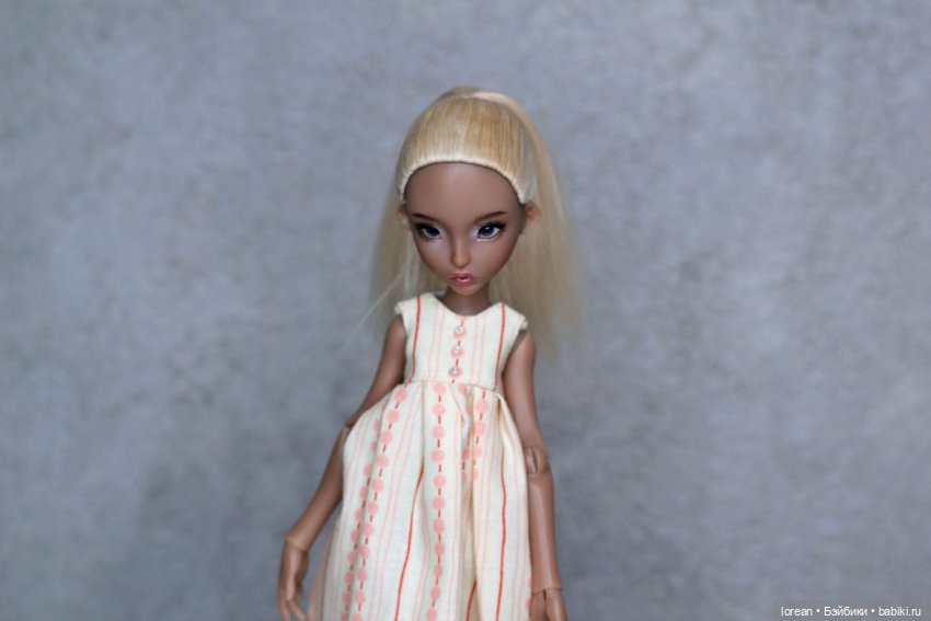 Парик из Альпаки сури для LillyCat chibi Lana (фото 2)