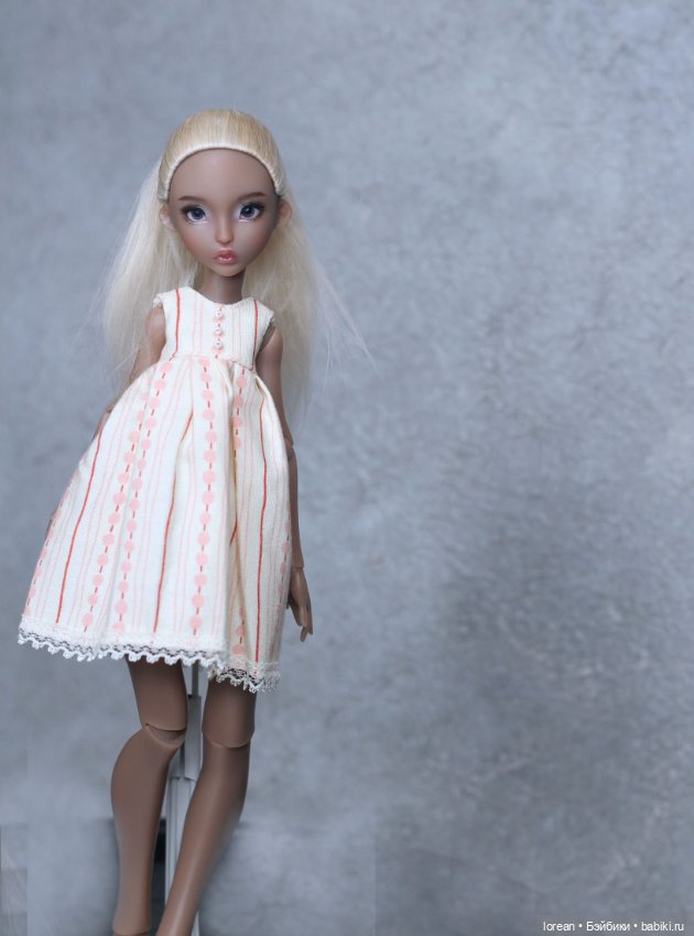 Парик из Альпаки сури для LillyCat chibi Lana (фото 4)