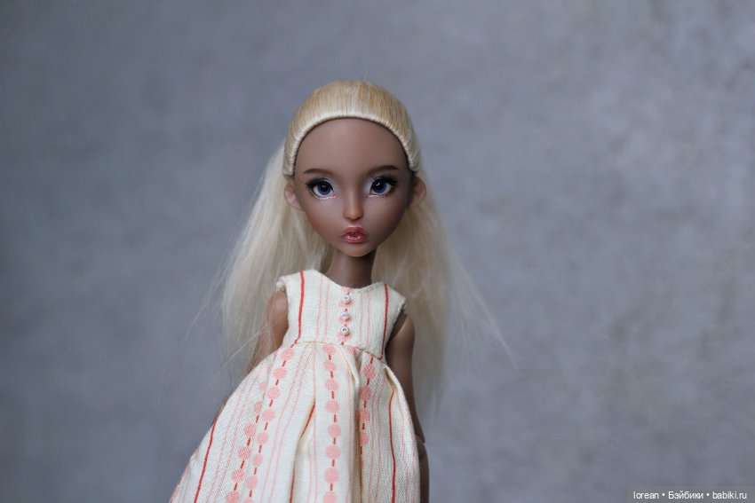 Парик из Альпаки сури для LillyCat chibi Lana (фото 7)