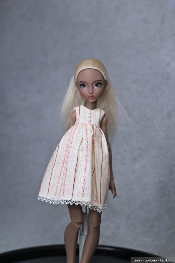 Парик из Альпаки сури для LillyCat chibi Lana (фото 6)