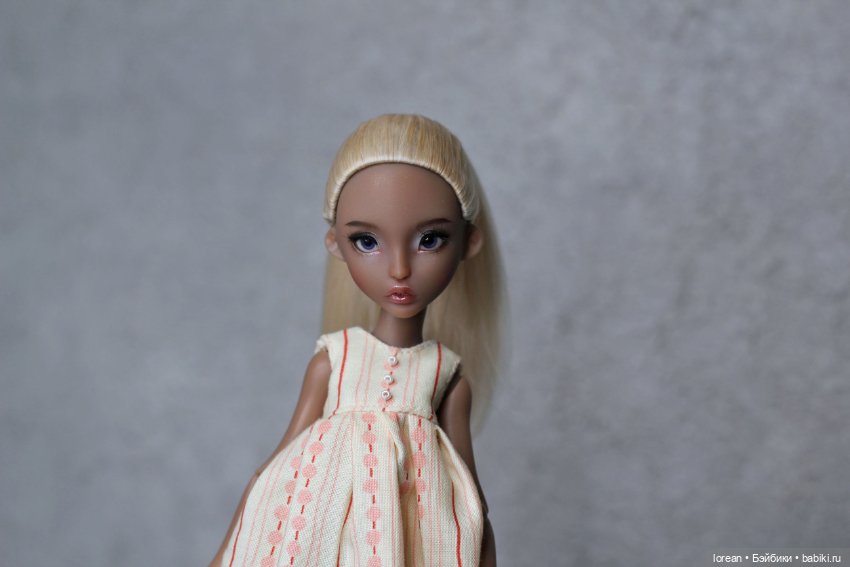 Парик из Альпаки сури для LillyCat chibi Lana (фото 5)