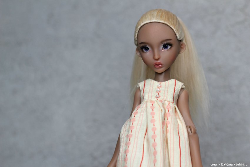 Парик из Альпаки сури для LillyCat chibi Lana (фото 3)