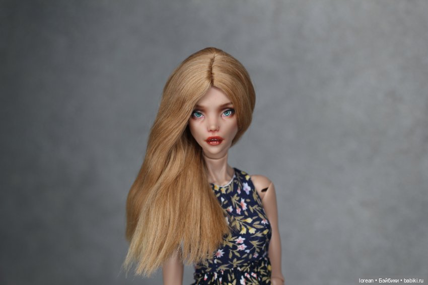Парик из альпаки сури для chimera doll (фото 5)