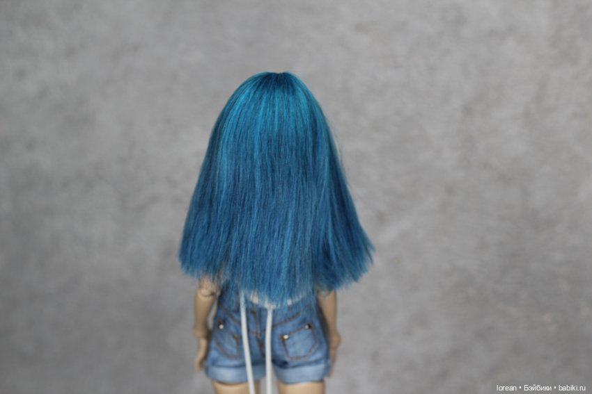 Парик из альпаки сури для ptichka art dolls (фото 6)