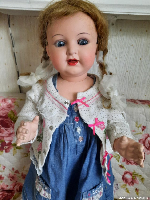 Кукла Катюша,Каммер Рейнхардт 728/11,Военный трофей (фото 2)