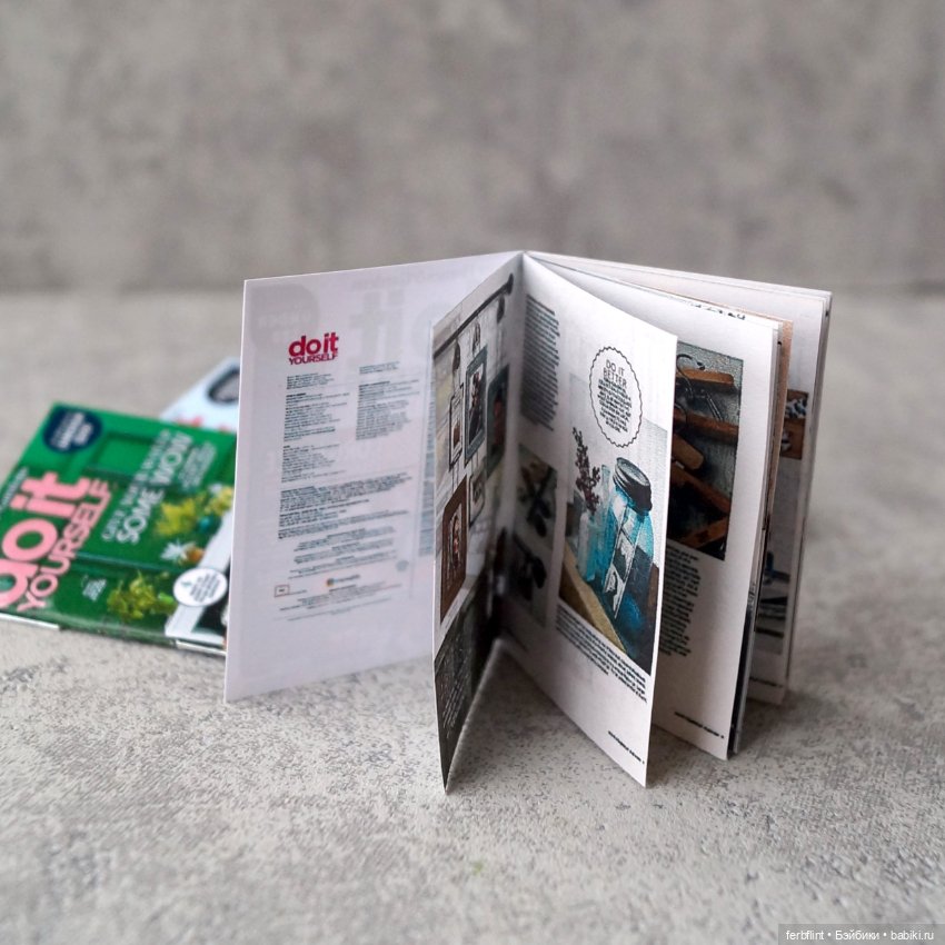 Набор интерьерных журналов №2 (на анг.) масштаб 1:6 (фото 3)