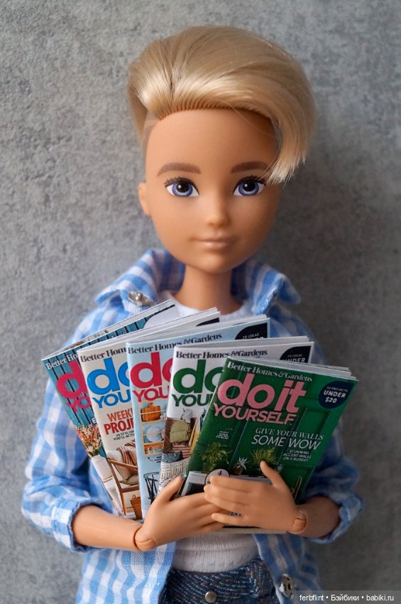 Набор интерьерных журналов №2 (на анг.) масштаб 1:6 (фото 4)