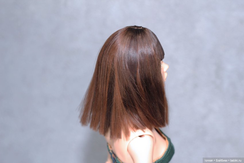 Парик из альпаки сури для Eslin doll (фото 5)