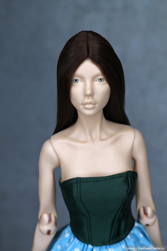Alpaca wig for eslin doll (фото 3)