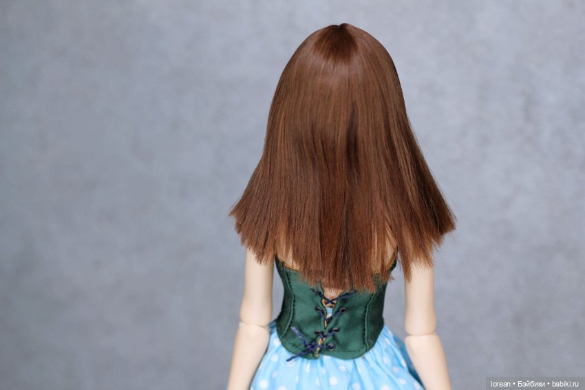 Alpaca wig for eslin doll (фото 8)