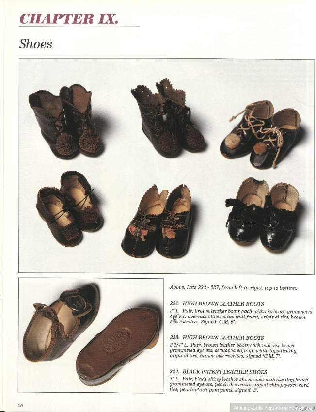Каталог аукционного дома Theriault - The Way They Wore. Doll Costumes & Accessories, 1850-1925