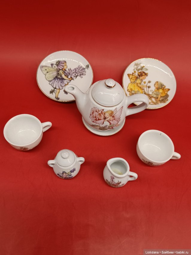 Сервиз чайный "Цветочные Феи". Германия (фото 2)