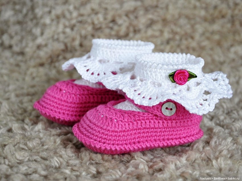 Нарядные пинеточки для маленькой принцессы (фото 4)