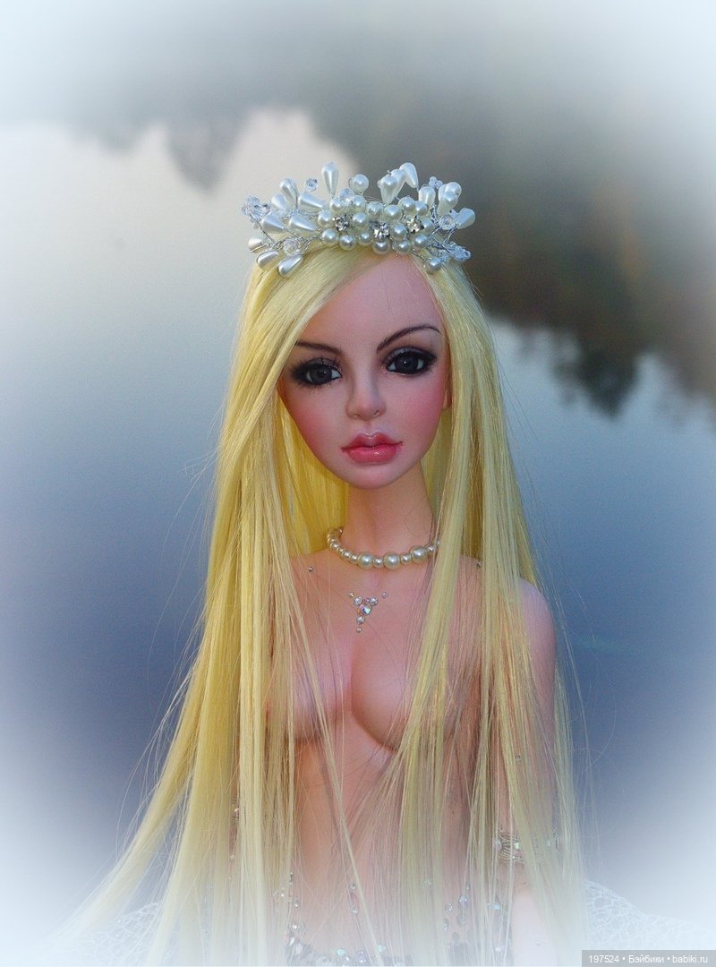 Авторская будуарная куколка-Сирена русалка (фото 2)