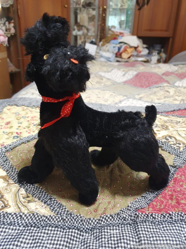 Винтажный плюшевый пудель (фото 2)