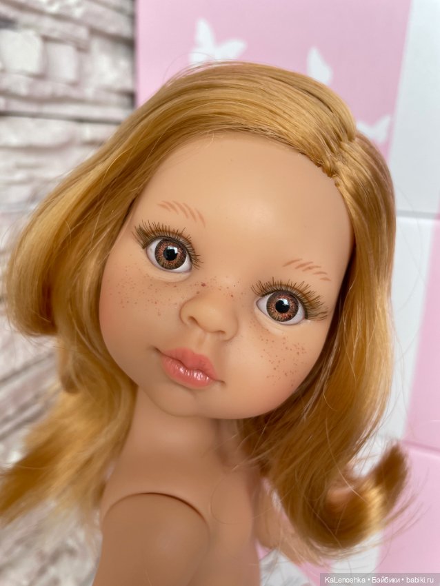 Даша с боковым пробором, медовыми глазами, золотыми волосами Паола Рейна(Paola Reina), нюд (фото 9)