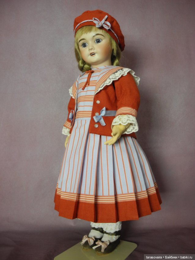 Матроска для куклы 58-60 см