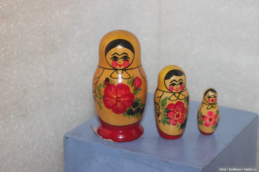 Матрешка СССР с этикеткой