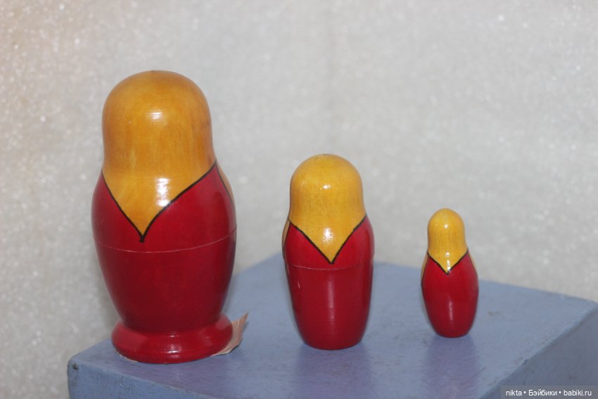 Матрешка СССР с этикеткой (фото 3)