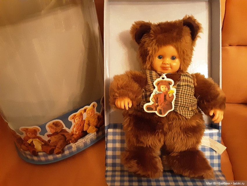 Медвежонок. Кукла из серии Baby Bears Anne Geddes (фото 2)