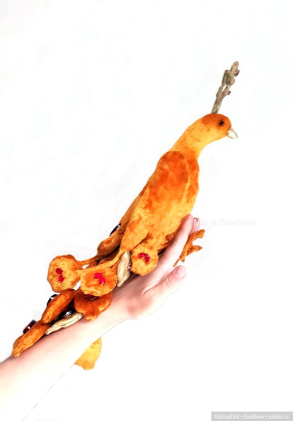 Выкройка Жар-Птица Волшебная Птица из Сказок Золотая Огненная Птица Феникс (фото 8)