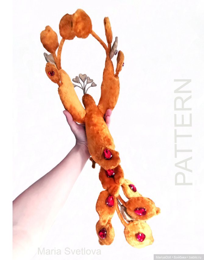 Выкройка Жар-Птица Волшебная Птица из Сказок Золотая Огненная Птица Феникс (фото 2)