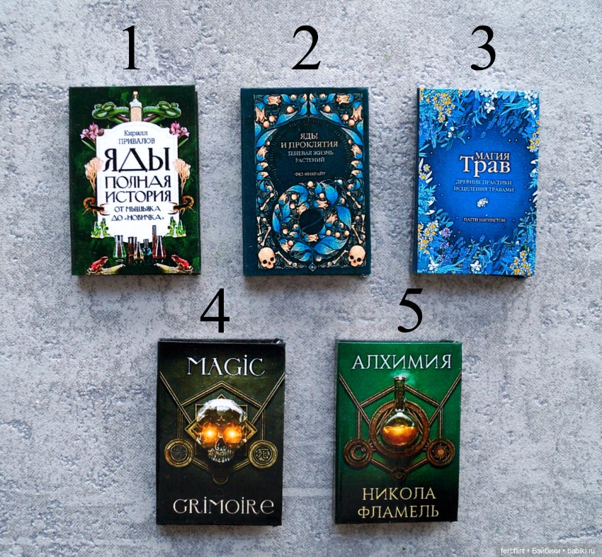 Библиотека для Алхимика №1 (масштаб 1:6) (фото 2)