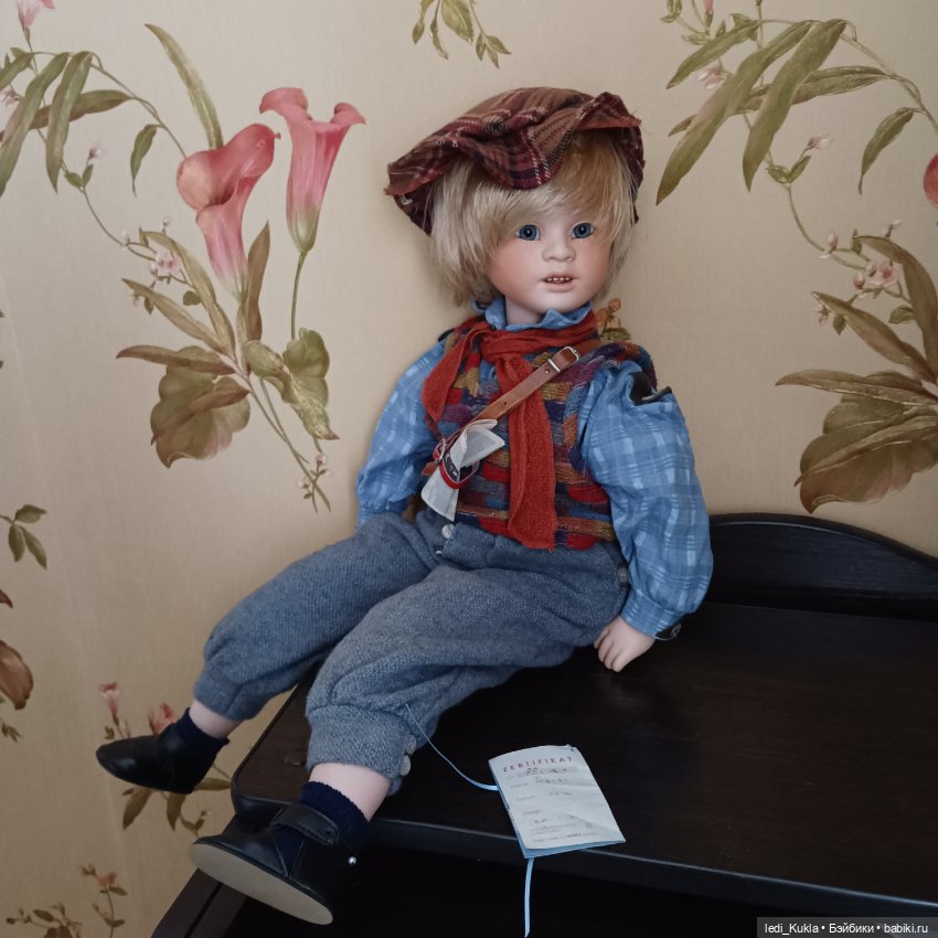 Авторская фарфоровая кукла от Rosemarie Kunz (фото 6)