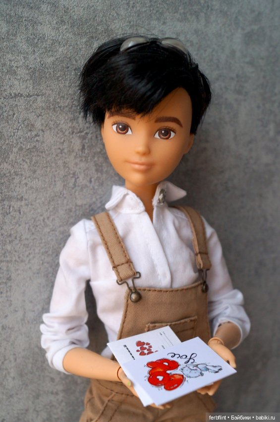 Открытка с днём Валентина и конверт (масштаб 1:6) (фото 6)