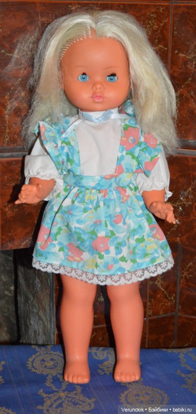 Кукла гдр с длинными волосами " ELA " (фото 2)