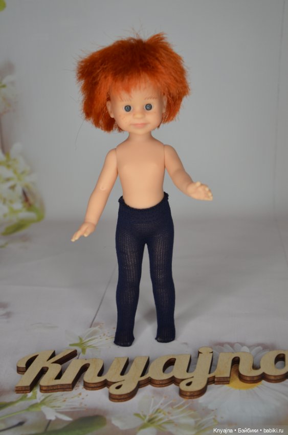 Фирменные темно-синие колготки Паола Рейна на мини подружек (и крузелинг)